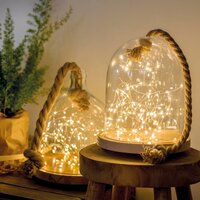 Microled kerstverlichting warm wit 40 lamps - afbeelding 3
