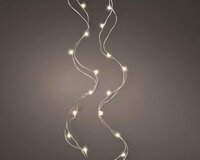 Microled kerstverlichting warm wit 100 lamps - afbeelding 1