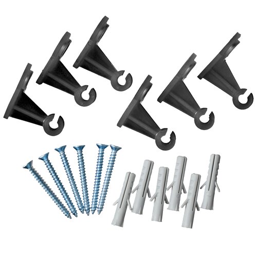 Nature bevestigingsset klimrek transparant 6 stuks - afbeelding 1