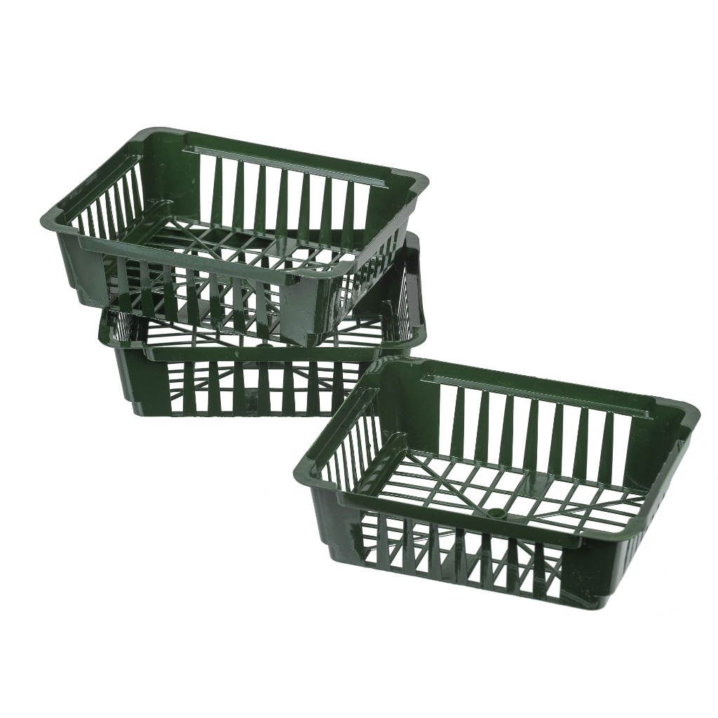 Bollenplantmand H7,5x25x21cm set a 3 stuks