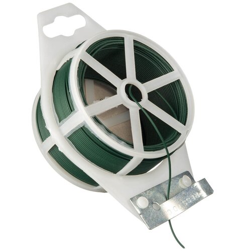 Nature geplastificeerd binddraad D 0.8 mm groen - afbeelding 1