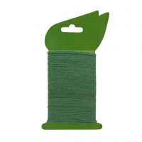 Nature jute touw groen met ijzeren kern - afbeelding 1