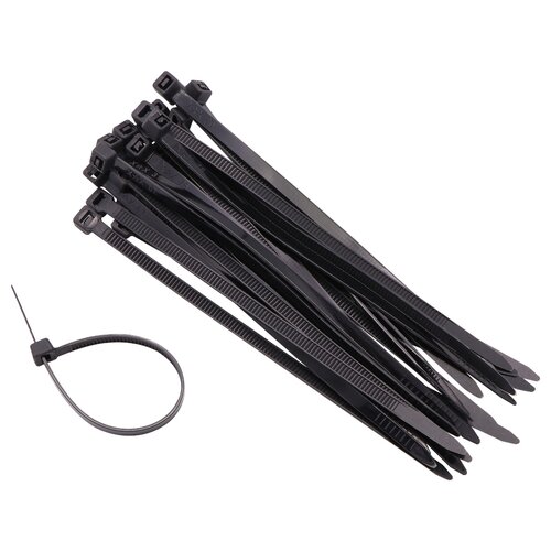 Nature kabelbinders tyraps nylon antraciet 15 cm 25 stuks