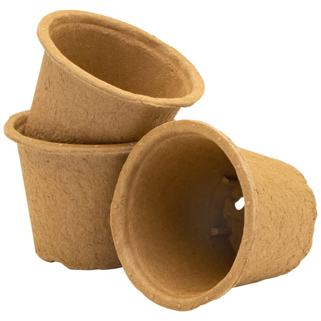 Nature kweek biopotten 14 cm 3 stuks