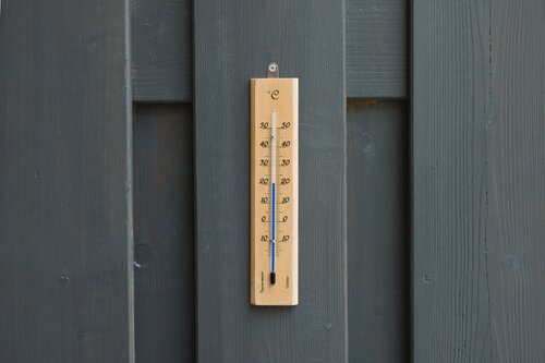 Nature Muurthermometer bamboe - afbeelding 2