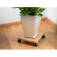 Nature planttrolley bamboe 30 cm vierkant - afbeelding 2