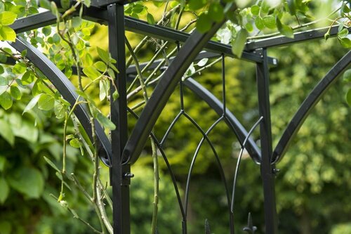 Nature rozenboog metaal zwart 232 cm - afbeelding 2