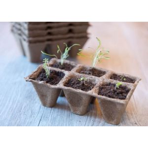 Nature turfpottrays 5x5x5 cm - afbeelding 2