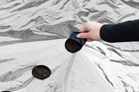 Nature universele kweekfolie zwart/zilver 0.95x5 meter - afbeelding 2