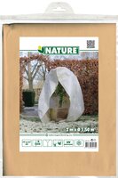 Nature winterafdekhoes met rits H2 m D150 cm beige