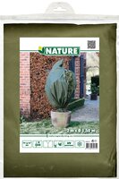 Nature winterafdekhoes met rits H2 m D150 cm groen