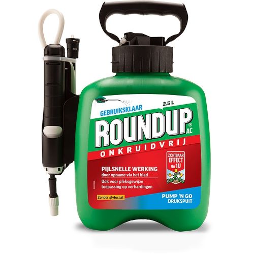 Roundup ac drukspuit zonder glyfosaat