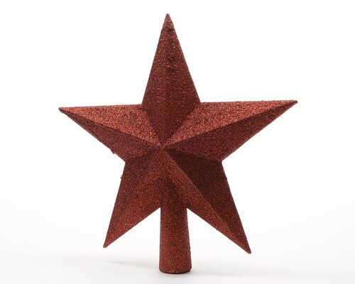 Onbreekbare piekster met glitter kerstrood