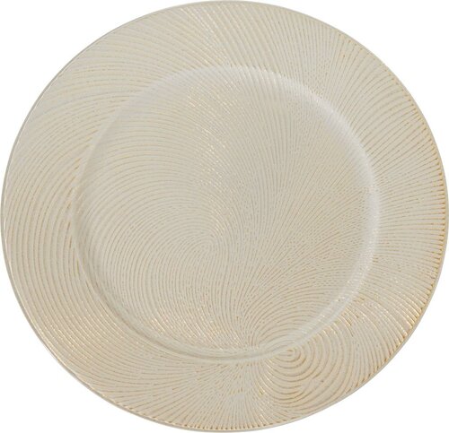 Dienblad swirl 33 cm wit