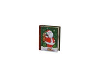 Kerst opberg blik 4x10x12 cm kerstman