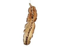 Kersthanger veer 19 cm bruin