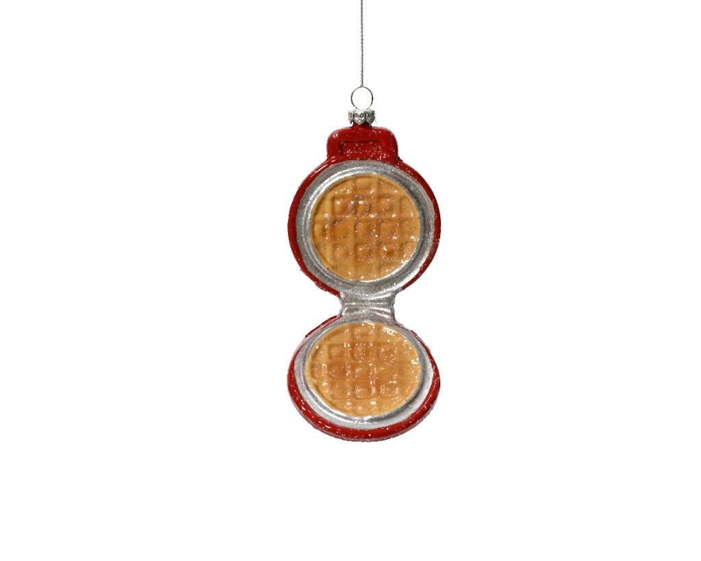 Kersthanger wafel ijzer 14 cm