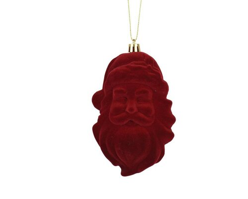 Kersthanger kerstman 13.5 cm oxblood