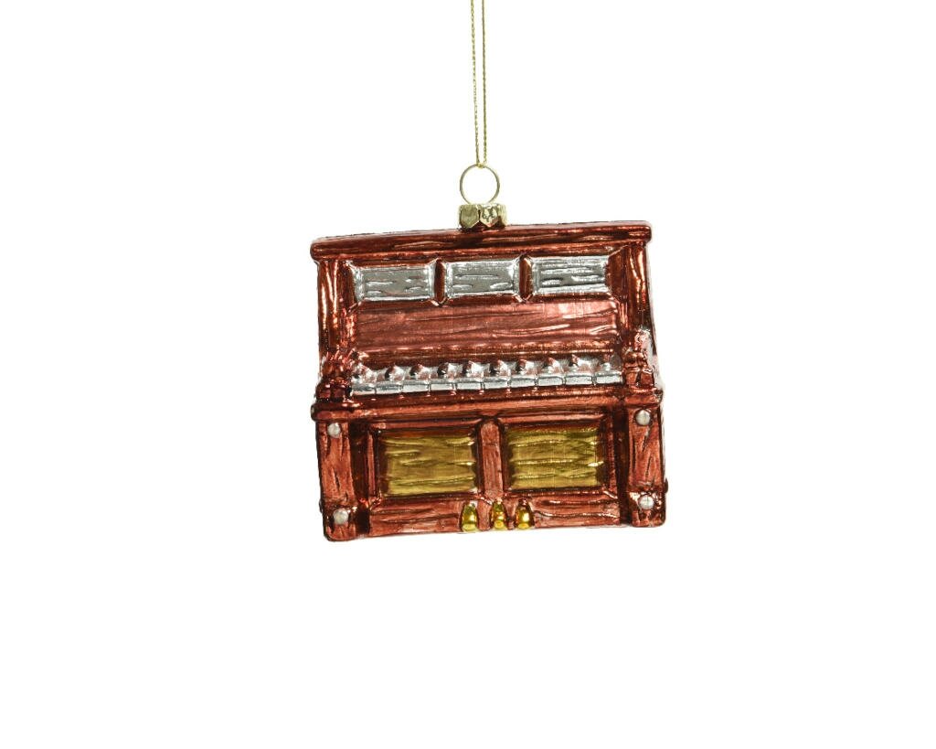 Kersthanger piano 13 cm