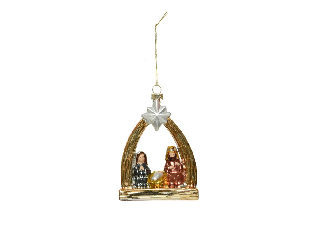 Kersthanger 4. religie engelen 12 cm