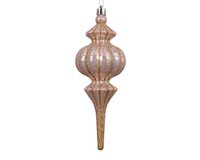 Kersthanger figuur 18 cm roze
