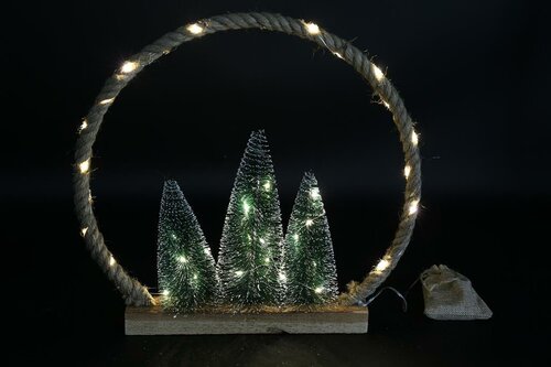 Decoratief ornament ropey metaal 40 cm