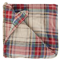Unique Living plaid victor 200 x 150 cm zand ruit