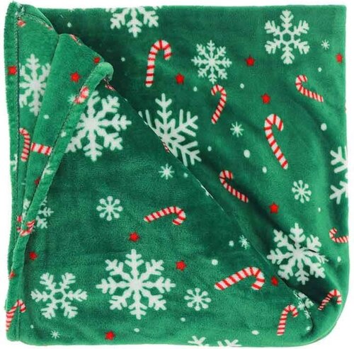Unique Living plaid xmas party 200x150 groen