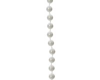 Plastic kralenslinger winterwit 10 meter - afbeelding 2