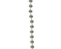 Plastic kralenslinger zilver 10 meter - afbeelding 2