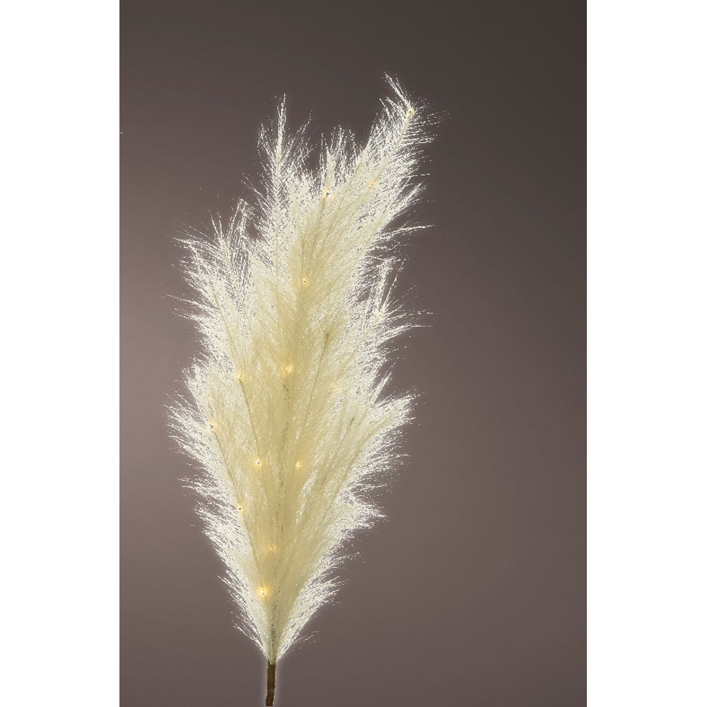 Pluim met microled 118 cm 15 lamps light natural