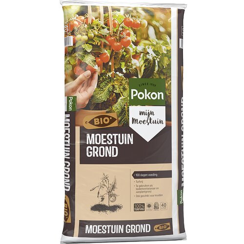 Pokon Bio moestuin grond rhp 40 liter - afbeelding 1