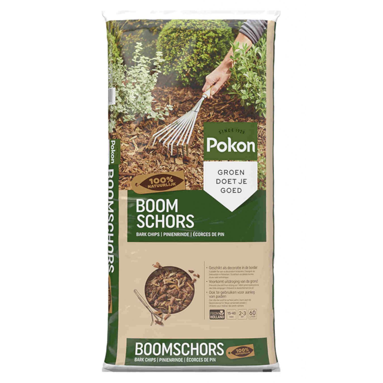 Boomschors Pokon 60 liter