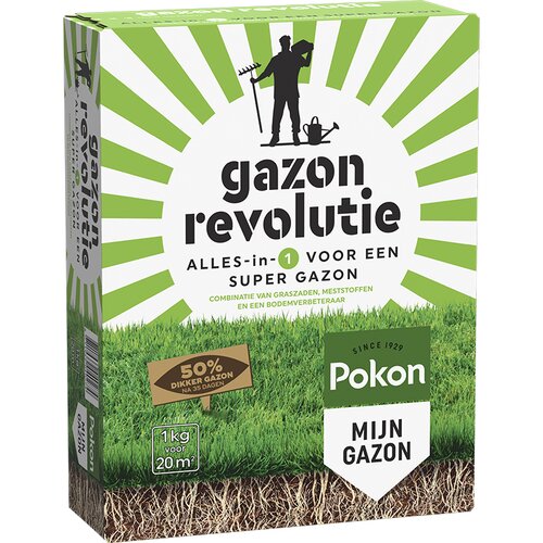 Pokon gazon revolutie 1 kg 20 M2