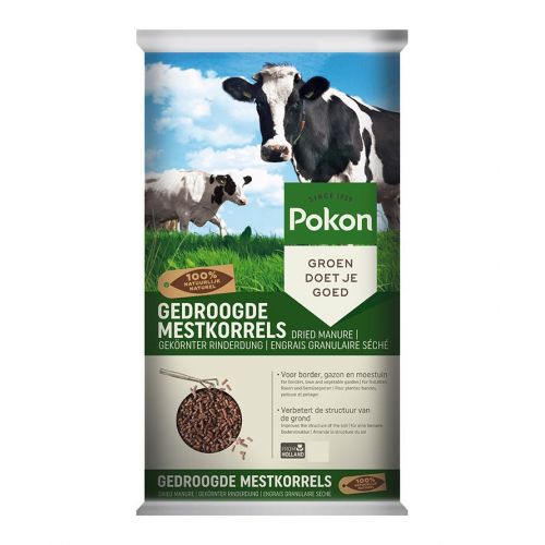 Pokon gedroogde mest korrel 10 kg