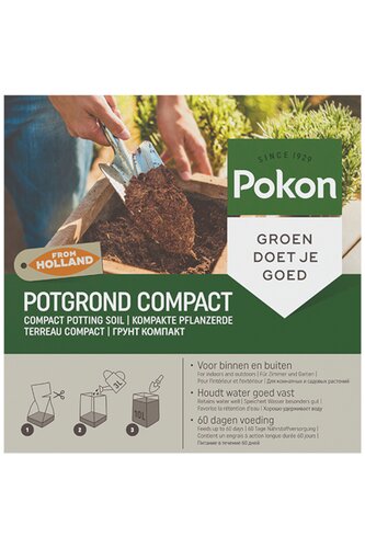 Pokon kokos potgrond compact 10 liter