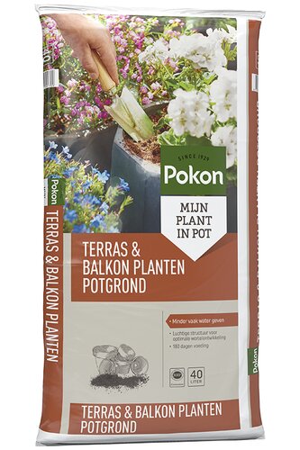 Pokon potgrond terras en balkon rhp 40 liter - afbeelding 1