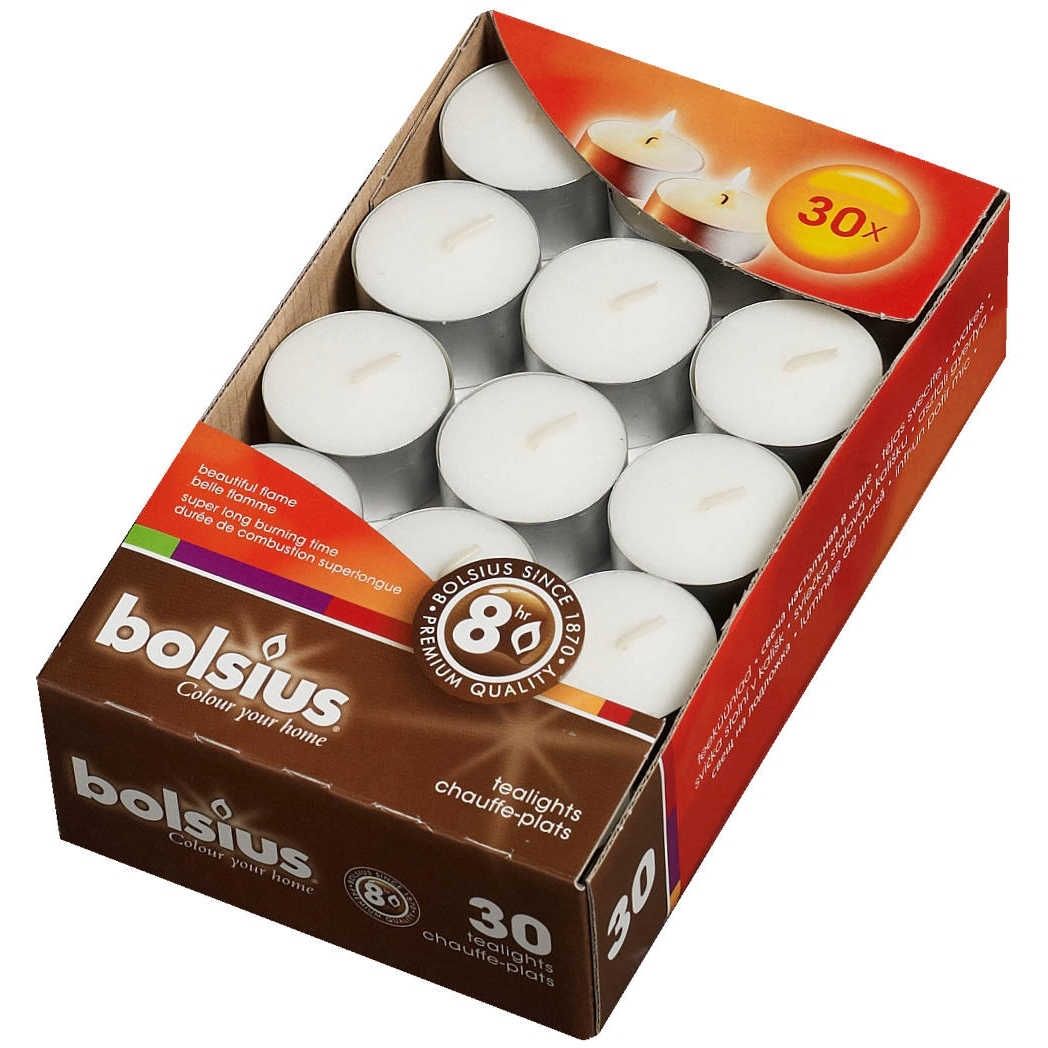 Bolsius Theelichten Box 30 huismerk kopen in de aanbieding