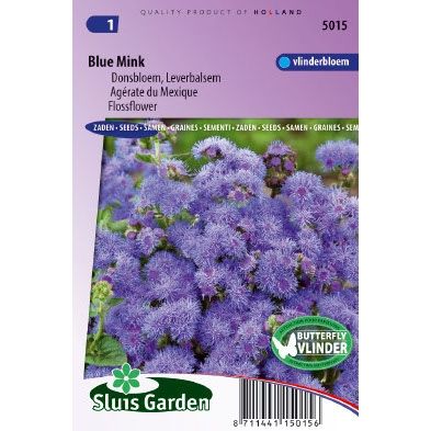 Ageratum houstonianum zaden blue mink