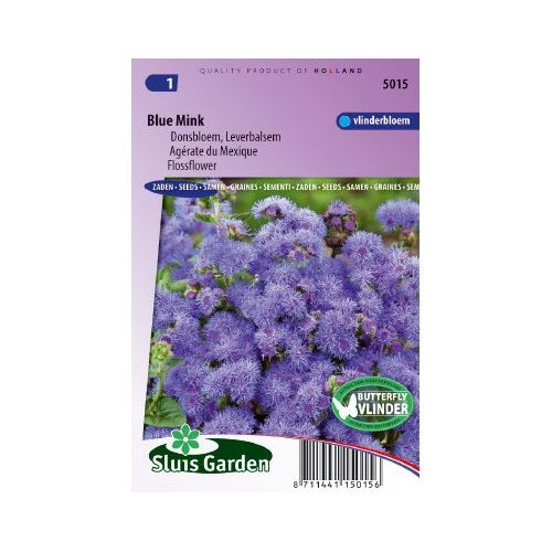 Ageratum Houstonianum zaden Blue Mink