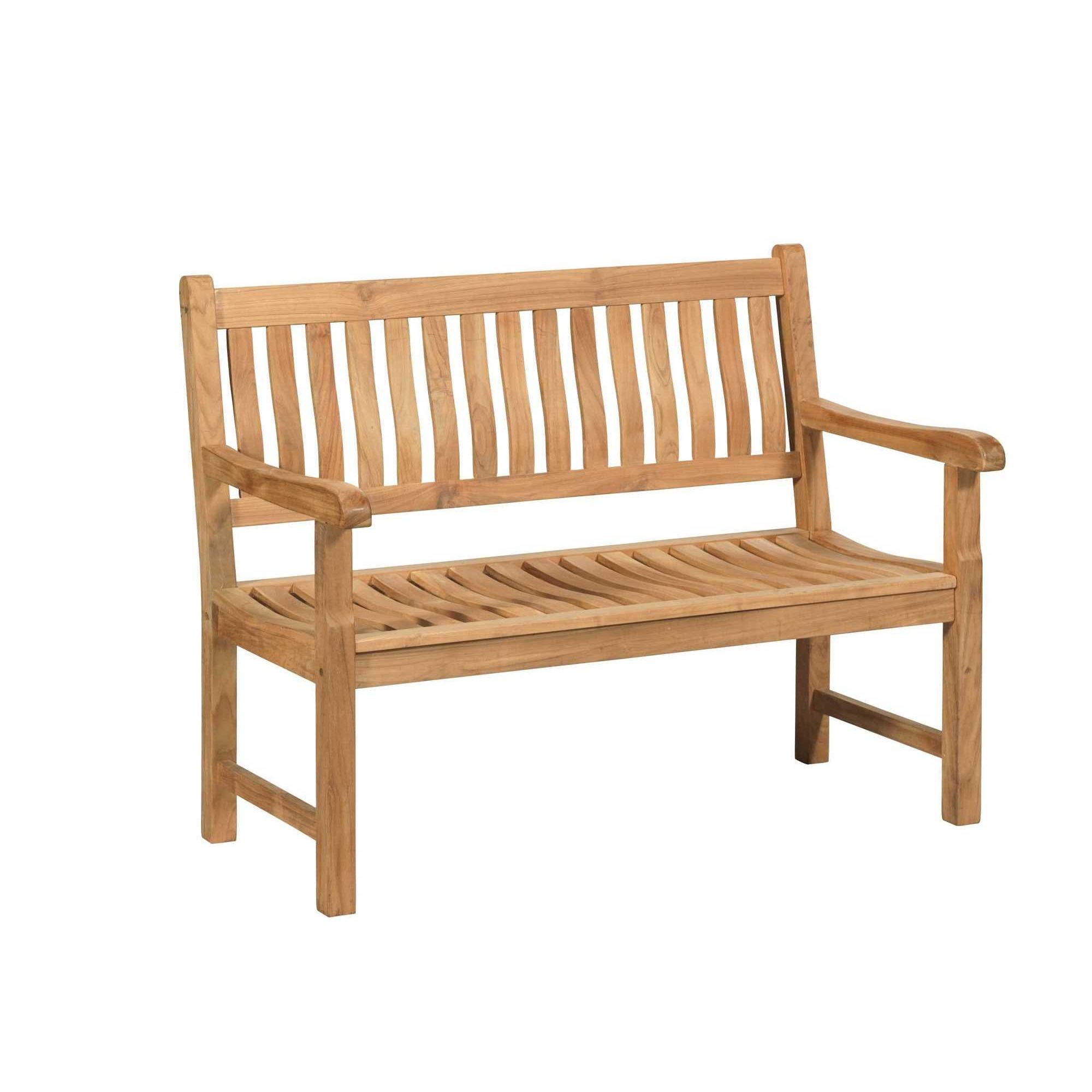 Exotan Comfort 2-zits bank teak
