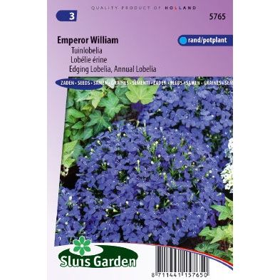 Lobelia zaden erinus compacta keizer wilhelm