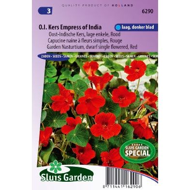 Oost Indische kers zaden tropaeolum empress of india