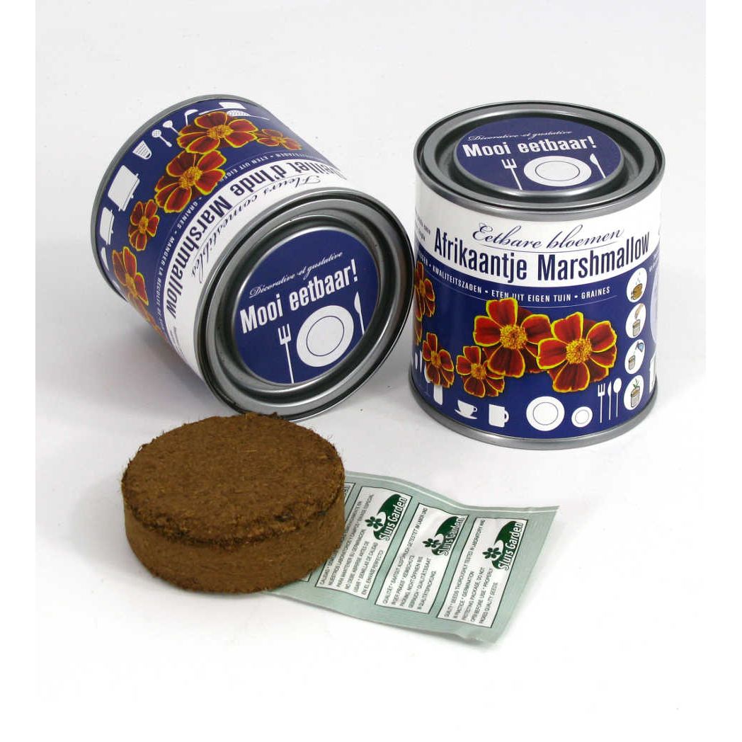 Eetbare Bloemen In Blik Afrikaantje Marshmallow huismerk kopen in de aanbieding Eetbare Bloemen In Blik Afrikaantje Marshmallow huismerk kopen in de aanbieding