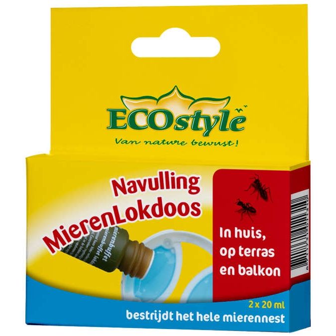 Ecostyle loxiran navulling mierenbuffet 20 ml 2 stuks