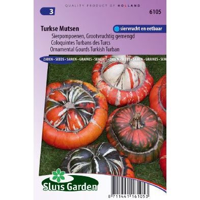 Cucurbita maxima turkse mutsen zaden mix