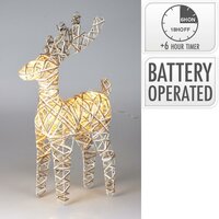 Verlichte rendier 50 cm