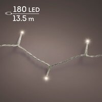 Basic rice lights LED transparant 180 warm wit - afbeelding 1