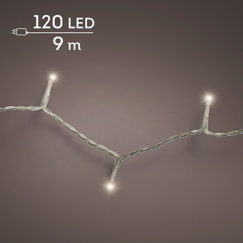 Basic rice lights LED transparant 120 warm wit - afbeelding 1