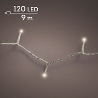 Basic rice lights LED transparant 120 warm wit - afbeelding 1